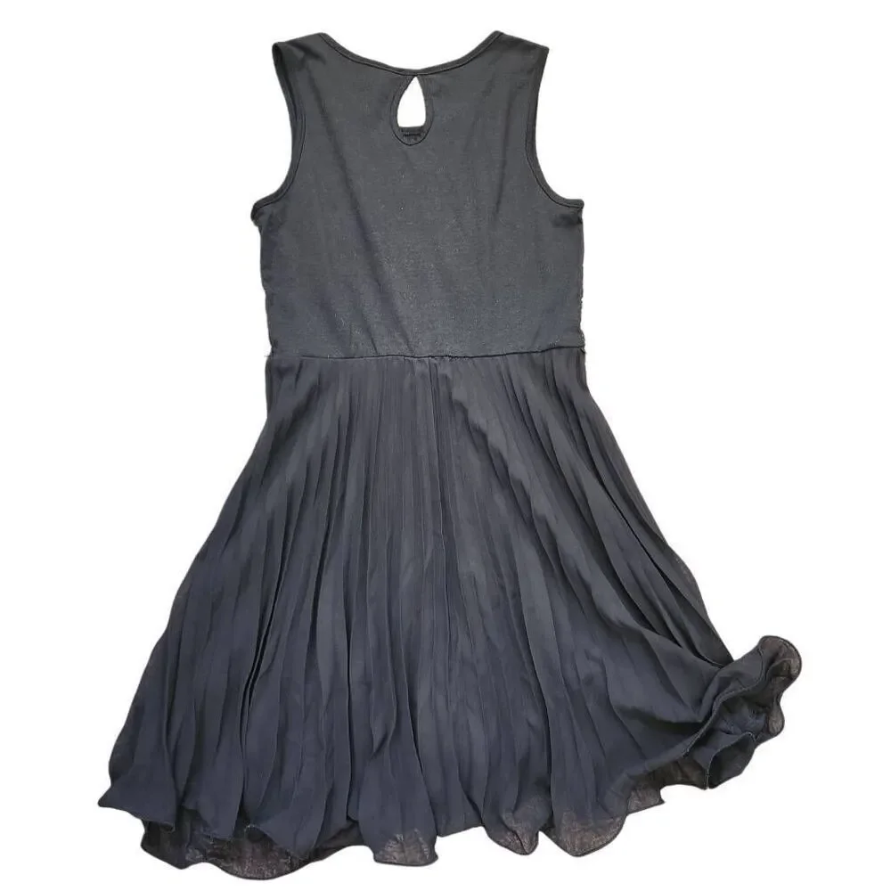 Xhilaration girls large 10-12 sequin sparkle sleeveless dress party twirl pleate